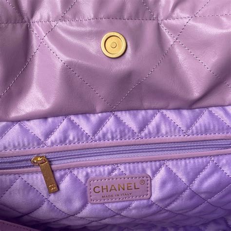 light purple chanel bag|chanel 22 handbag.